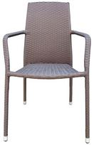 Lauko kėdė Patio Etienne, ruda sp., 57 cm x 66 cm x 90.5 cm
