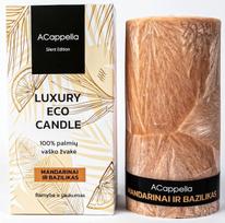 Žvakė, aromatinė Acappella Mandarin & Basil, 1 - 80 h, Įvairių spalvų