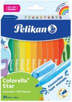 Flomasteriai Pelikan Colorella Star, vienpusiai, 30 vnt.