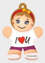 Automobilių oro gaiviklis Acappella Girl I Love You