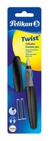 Plunksnakotis Pelikan Twist P457M 11PN946814, kairiarankiams/dešiniarankiams, juoda sp.