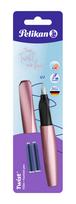 Plunksnakotis Pelikan Twist P457M 11PN806268, kairiarankiams/dešiniarankiams, rožinė sp.