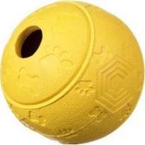 Žaislas šuniui, kamuoliukas Barry King Treat Ball BK-15302, 8 cm, Ø 8 cm, geltona sp.