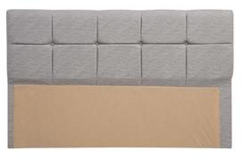 Lovos galvūgalis Kalune Design Vitalia, 90 cm x 7 cm, 97 cm, pilka sp.