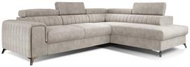 Kampinė sofa Laurence Dora 21, šviesiai ruda sp., dešininė, 205 x 278 cm x 92 cm