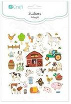 Lipdukas DallPrint Farm, vaikiški, 17 cm, 15 cm įvairių spalvų
