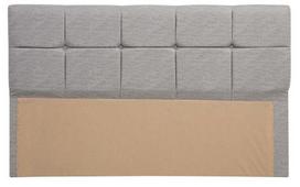 Lovos galvūgalis Kalune Design Vitalia, 140 cm x 7 cm, 97 cm, pilka sp.