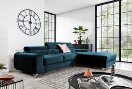 Kampinė sofa Grayson Nube 40, turkio sp., dešininė, 205 x 278 cm x 92 cm