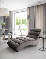 Šezlongas Loren Riviera 97, pilka sp./tamsiai pilka sp., 170 cm x 85 cm x 85 cm