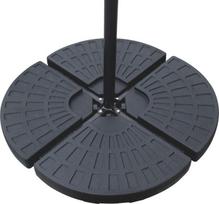 Lauko skėčio pagrindas Domoletti Set of 4, 63 cm, juoda sp.