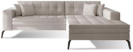 Kampinė sofa Solange Cover 02, šviesiai ruda sp., dešininė, 292 x 196 cm x 80 cm