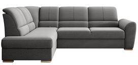 Kampinė sofa Siber Gojo 5, tamsiai pilka sp., kairinė, 186 x 270 cm x 93 cm