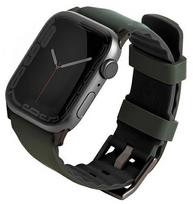 Dirželis Uniq, Linus Apple Watch Series 4/5/6/7/8/SE/SE2/Ultra 42/44/45mm, žalia sp.