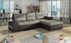 Kampinė sofa Ottavio Soro 13, Soft 66, šviesiai ruda sp., dešininė, 180 x 275 cm x 85 cm