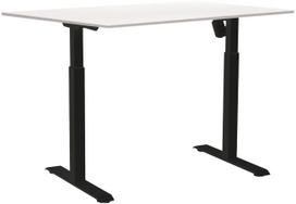 Kompiuterio stalas Sun-Flex EasyDesk Adapt I, 120 cm x 80 cm, 70 - 118 cm, balta sp./juoda sp./pilka sp.
