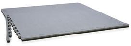 Apsauginis grindų kilimėlis Gymstick Interlocking Mat Pro, juoda sp./pilka sp., 100 cm x 100 cm x 2 cm