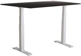 Kompiuterio stalas reguliuojamo aukščio Sun-Flex EasyDesk Adapt VI, 160 cm x 80 cm, 62 - 127 cm, balta sp./juoda sp.