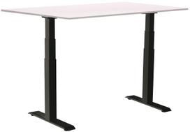 Kompiuterio stalas reguliuojamo aukščio Sun-Flex EasyDesk Adapt VI, 140 cm x 80 cm, 62 - 127 cm, balta sp./juoda sp./pilka sp.