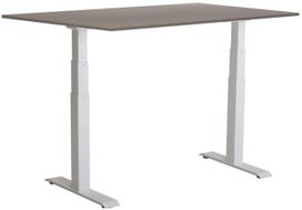 Kompiuterio stalas reguliuojamo aukščio Sun-Flex EasyDesk Adapt VI, 140 cm x 80 cm, 62 - 127 cm, balta sp./pilka sp.