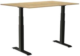Kompiuterio stalas reguliuojamo aukščio Sun-Flex EasyDesk Adapt VI, 160 cm x 80 cm, 62 - 127 cm, beržo sp./juoda sp.