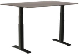 Kompiuterio stalas reguliuojamo aukščio Sun-Flex EasyDesk Adapt VI, 140 cm x 80 cm, 62 - 127 cm, juoda sp./pilka sp.