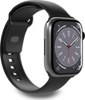 Dirželis Puro, ICON Apple Watch 4/5/6/7/SE/8/Ultra 44/45/49mm(S/M & M/L), juoda sp.