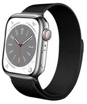 Dirželis Crong, Milano Steel Apple Watch 38/40 mm, juoda sp.