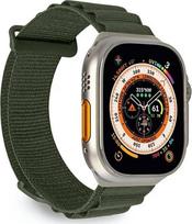 Dirželis Puro, Extreme Band for Apple Watch 4/5/6/7/SE/8/Ultra 44/45/49mm, tamsiai žalia sp.