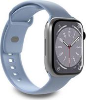 Dirželis Puro, ICON Apple Watch 4/5/6/7/SE/8 Band 40/41mm (S/M & M/L), mėlyna sp.
