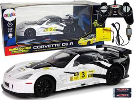 Rc automobilis Lean Toys C6.R 9726, 1:18, balta sp.