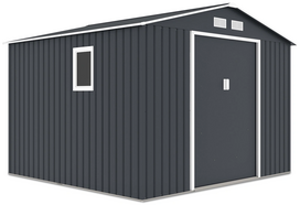 Sodo namelis Hudson, 255 cm x 277 cm x 202 cm, pilka sp.