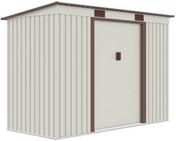 Sodo sandėliukas Oregon, 121 cm x 261 cm x 176 cm, ruda sp.