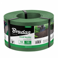 Vejos bortas Bradas Wood Border OBWGR1013, 1000 cm x 13 cm, žalia sp.