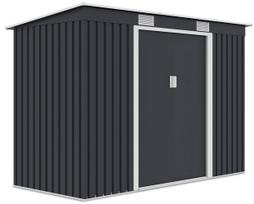 Sodo sandėliukas Oregon, 261 cm x 121 cm x 176 cm, juoda sp.