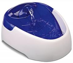 Gertuvė - fontanėlis Trixie Drinking Fountain Duo Stream, 1 l, 20 cm x 12 cm x 23 cm, mėlyna sp./balta sp.