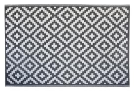 Kilimas lauko terasoms Scandi 000640, balta sp./pilka sp., 180 cm x 120 cm