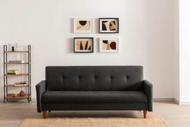 Sofa-lova Hanah Home Hiko, tamsiai pilka sp., 55 x 200 cm x 83 cm