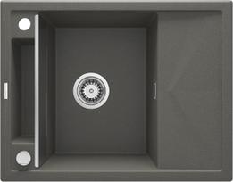 Virtuvinė plautuvė Deante Magnetic ZRM T11A, granitas, 64 cm x 50 cm x 20.5 cm, tamsiai pilka sp.