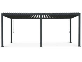 Pavėsinė Pergola Premium, 600 x 250 cm, juoda sp.