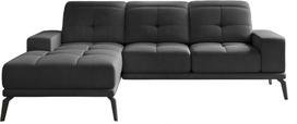 Kampinė sofa Torrense Monolith 97, juoda sp., kairinė, 175 x 265 cm x 98 cm