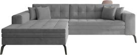 Kampinė sofa Solange Monolith 84, pilka sp., kairinė, 292 x 196 cm x 80 cm