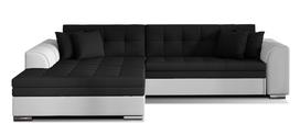 Kampinė sofa Sorento Sawana 14, Soft 17, juoda sp., kairinė, 195 x 295 cm x 80 cm