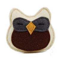 Minkštas žaislas katėms Barry King Owl 16023, ruda sp./smėlio sp., 8 cm