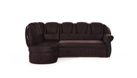Kampinė sofa Lord Monolith 29, tamsiai ruda sp., kairinė, 180 x 243 cm x 105 cm