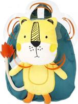 Vaikiška kuprinė Starpak 3D Tiger, mėlyna sp./geltona sp., 23 cm x 12 cm x 29 cm