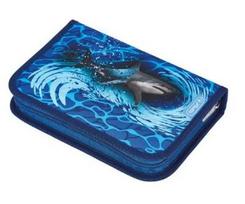 Penalas Herlitz Blue Shark, 20.5 cm x 14 cm, mėlyna sp.