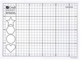 Stalo kilimėlis DallPrint 11CRDPPK-012, 22 cm x 30 cm, balta sp.