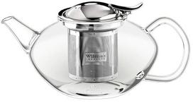 Arbatinukas su sieteliu Wilmax Tea Pot WL-888804/A, 0.65 l, skaidri sp./chromo sp.