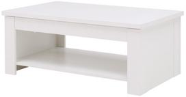 Kavos staliukas Forte, balta sp., 110 cm x 65 cm x 44.4 - 66.3 cm