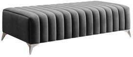 Pufas Laurence Nube 5, tamsiai pilka sp., 64 cm x 132 cm x 36 cm